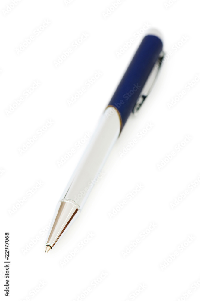 Writing pen isolated on the white background Writing pen isolated on the white background