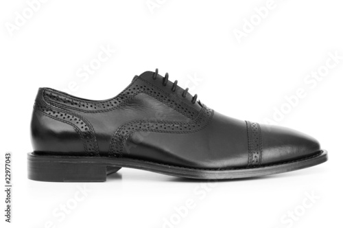 Male shoes isolated on the white background