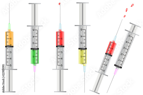 syringe vector illustration