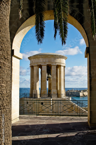Siege Bell War Memorial in Valletta