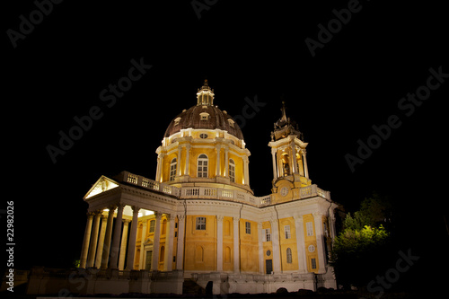 Basilica di Superga - Notte - Torino (Piemonte), Italia