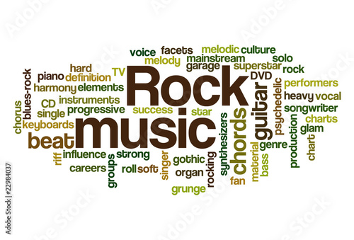 Rock music - Word Cloud #22984037