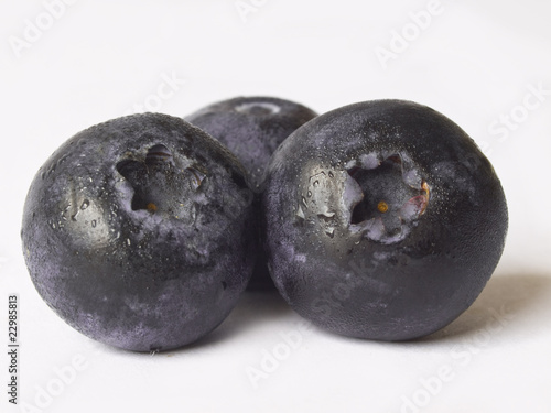 blueberries, macro