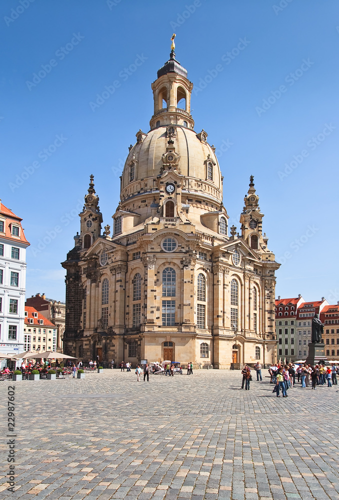 Obraz premium Frauenkirche in Dresden