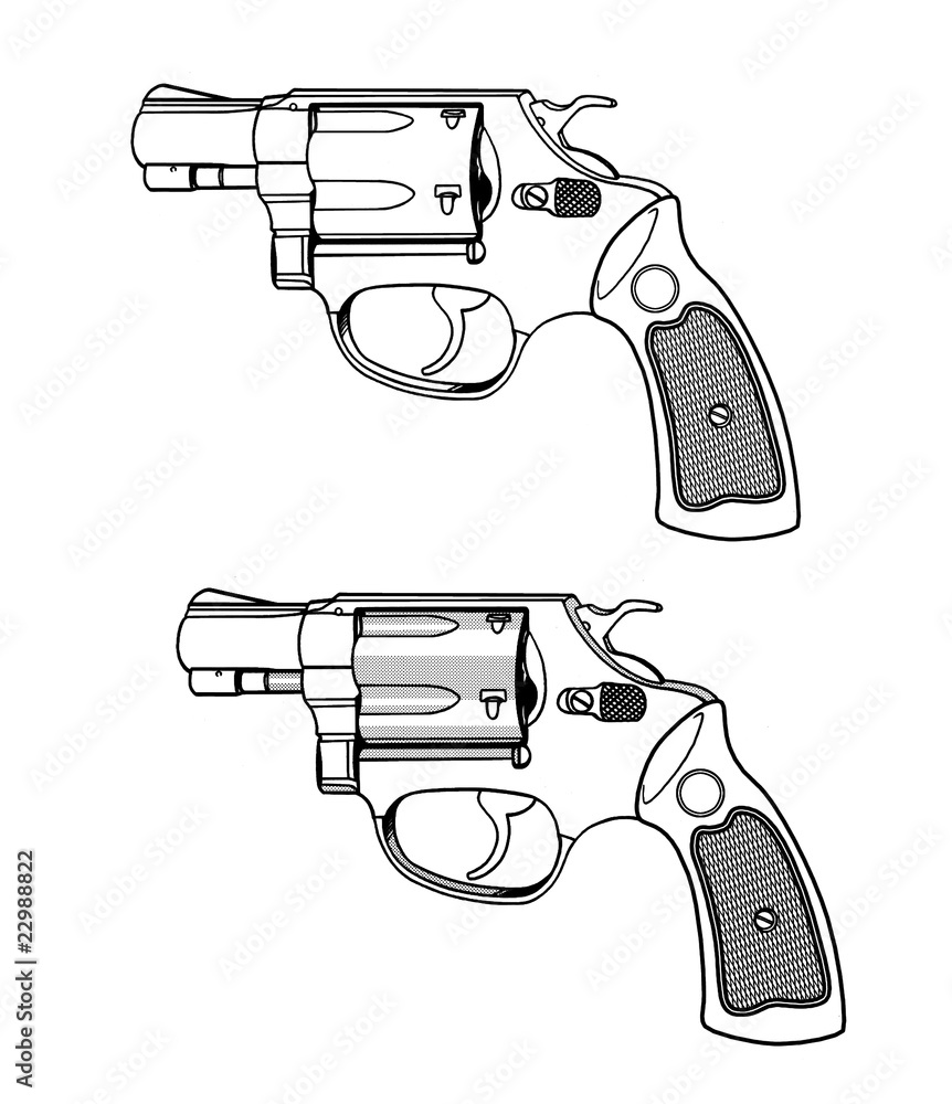 小型拳銃01 Stock イラスト Adobe Stock