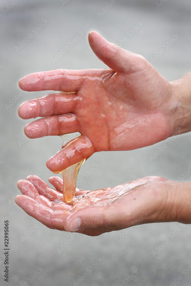 Fototapeta premium Oil spill concept