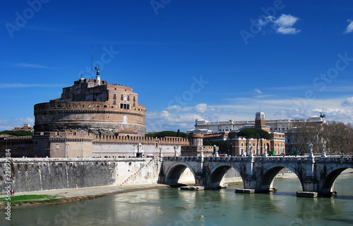 Ancient Saint Angelo Castle in Rome