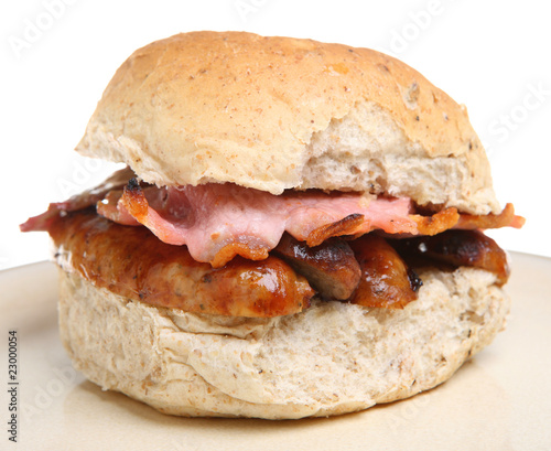 Sausage & Bacon Roll