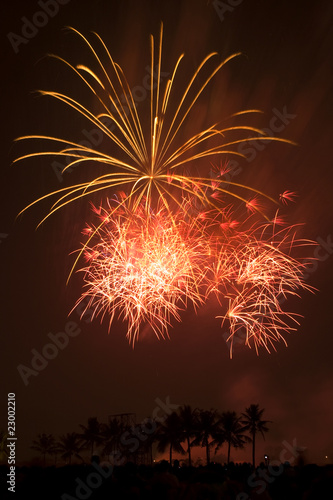 Fireworks Exploding