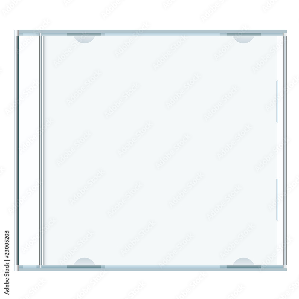 blank cd case Stock Vector | Adobe Stock