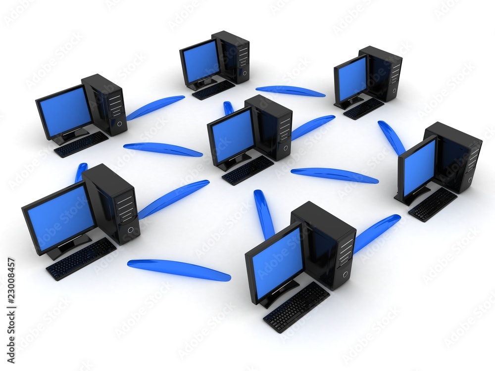 network, left network, left