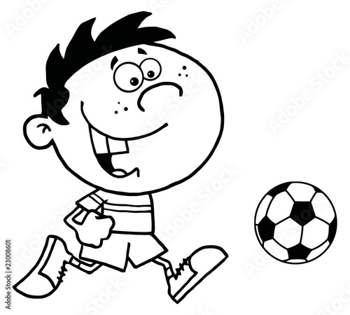 Soccer Boy With Ball