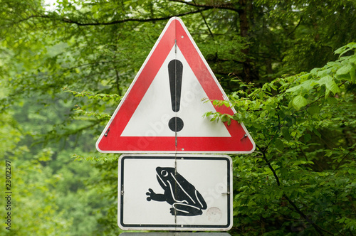 Achtung Krötenwanderung