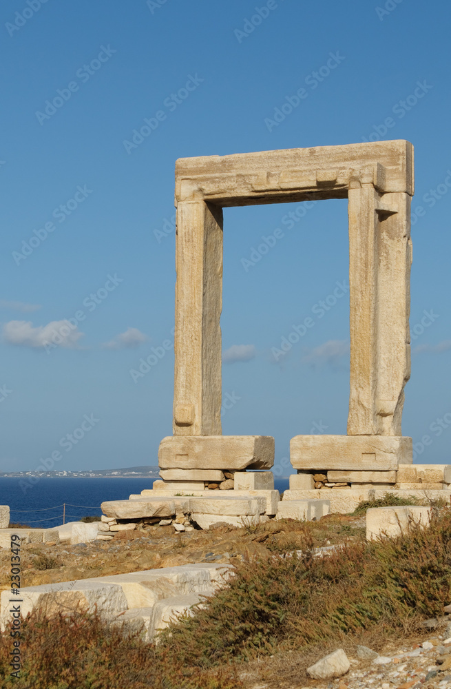 Portara gate, Naxos, Greece