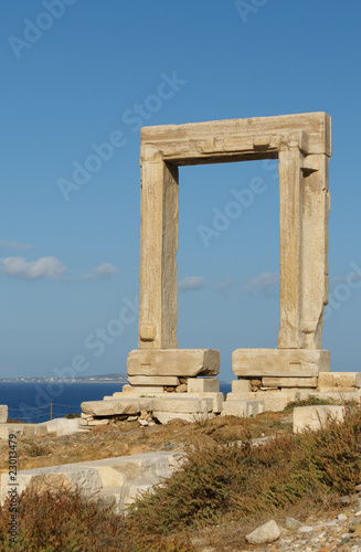 Portara gate, Naxos, Greece