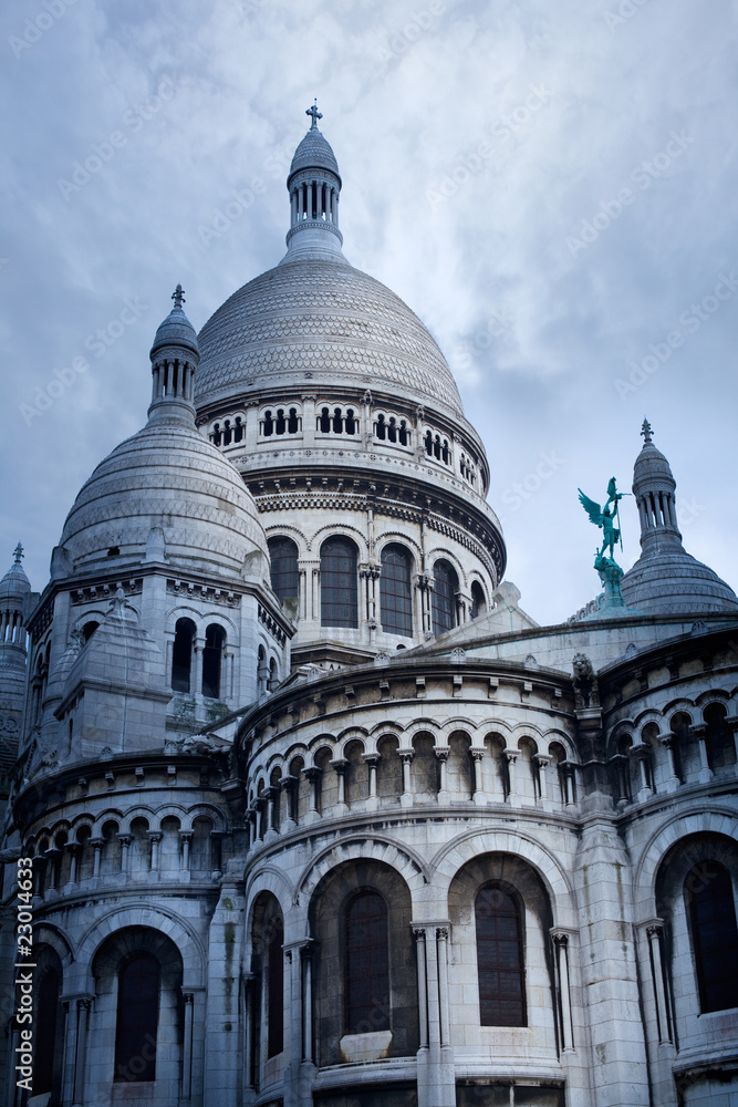 La Basilique du Sacre Coeur, Paris, France