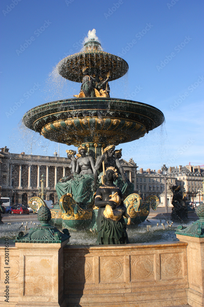 Fontaine de la Place de la Concorde, 1er arrondissement, Paris