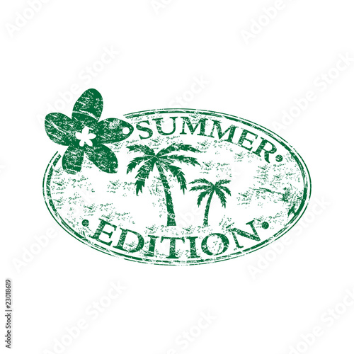 Summer edition rubber stamp