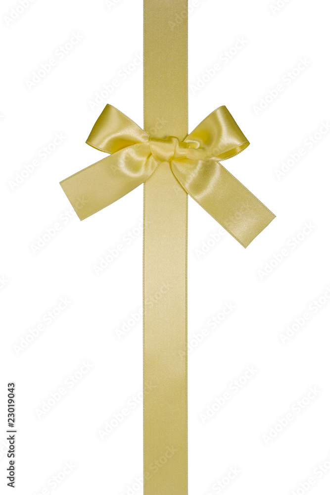 light yellow vertical ribbon with bow light yellow vertical ribbon with bow