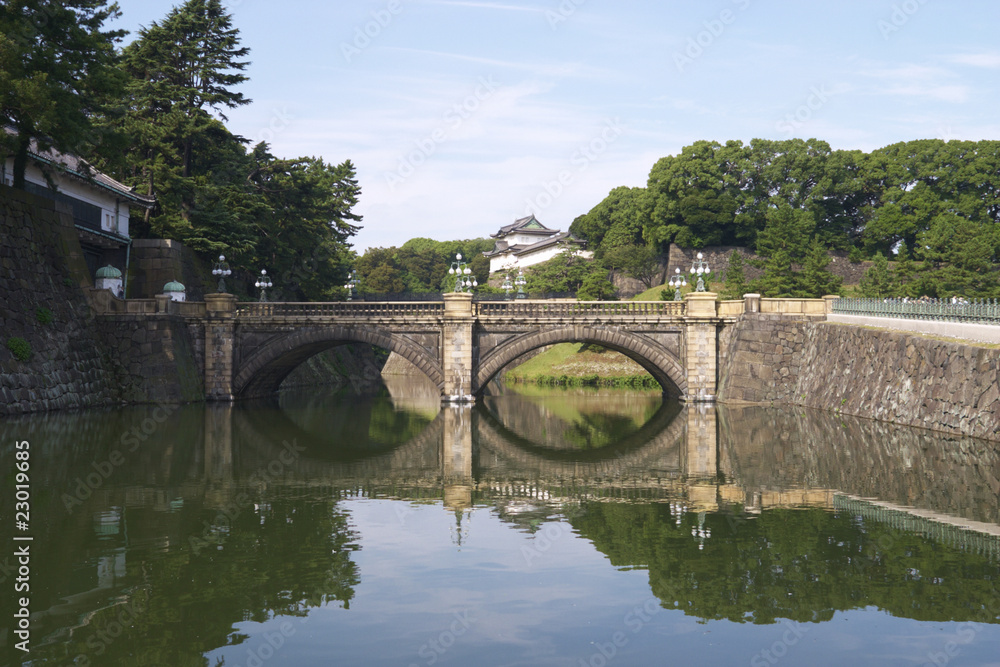 Bridge in imperial palace Japan