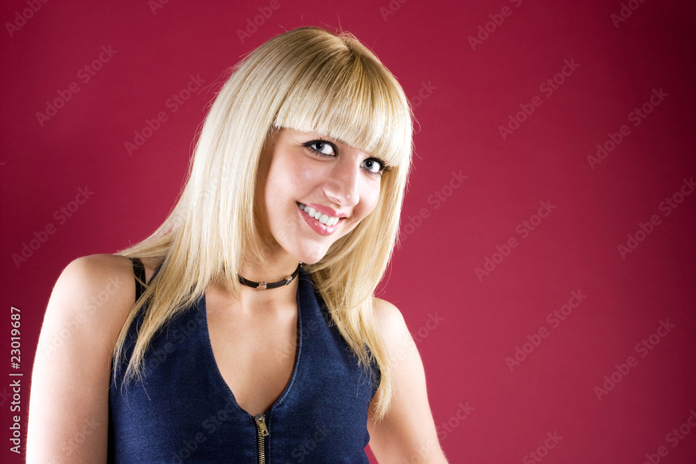 Portrait of a pretty, smiling blonde Portrait of a pretty, smiling blonde