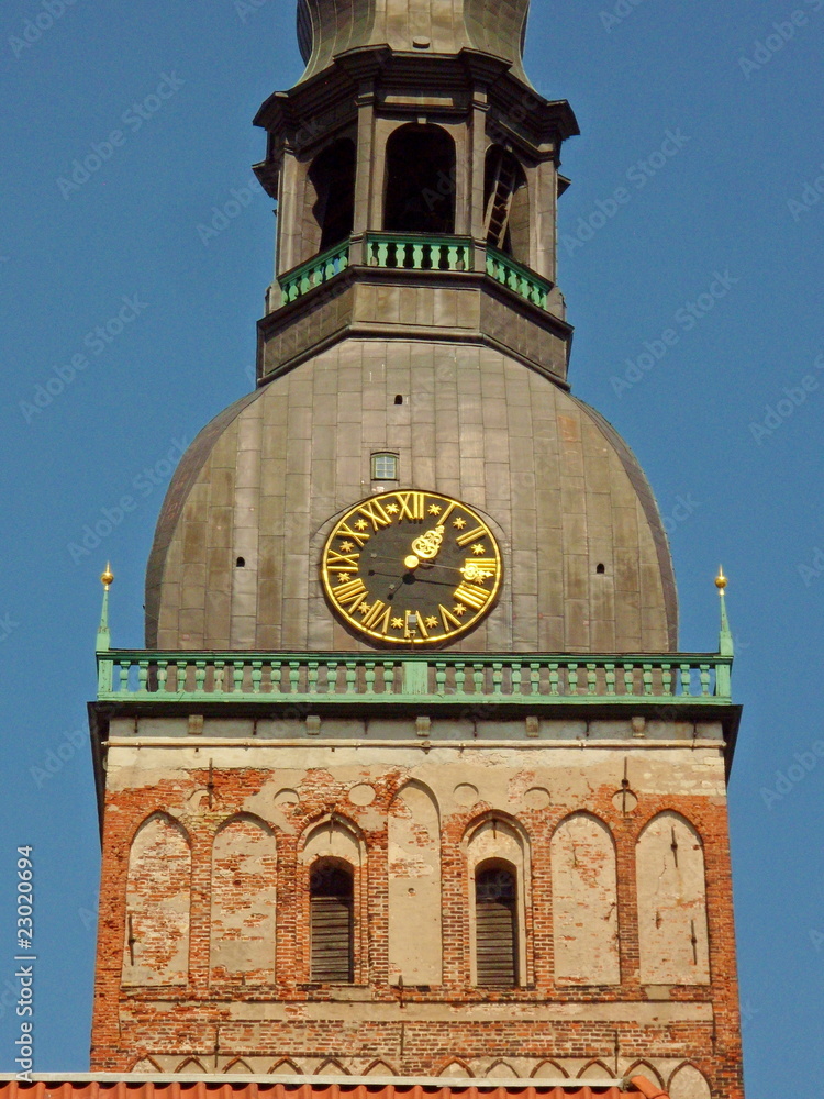 Old church clock