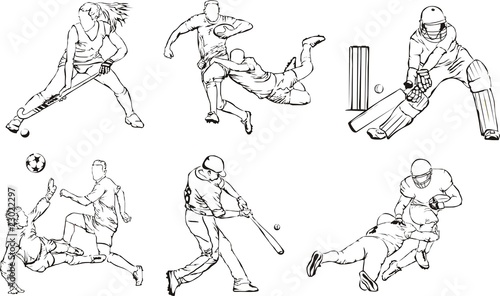 teams sport - silhouette