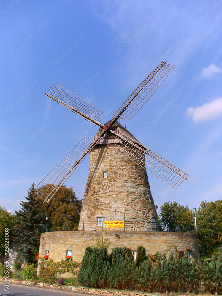 windmühle, getreidemühle, mahlen, windkraft.