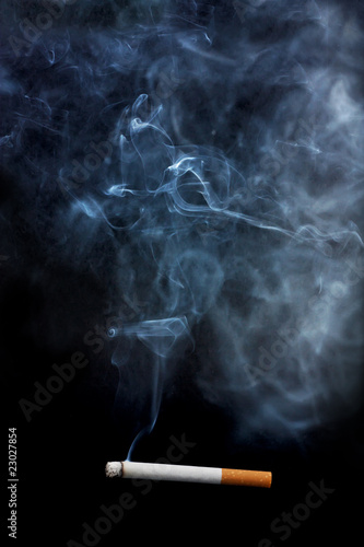 Cigarette and smoke