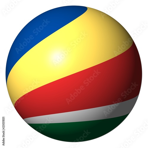 Seychelles flag sphere isolated on white illustration Free Download Seychelles flag sphere isolated on white illustration - GFXLoad
