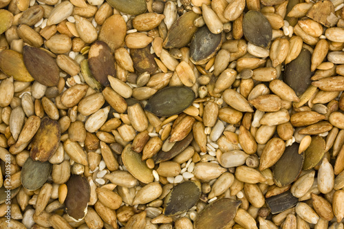 background of mixed nuts