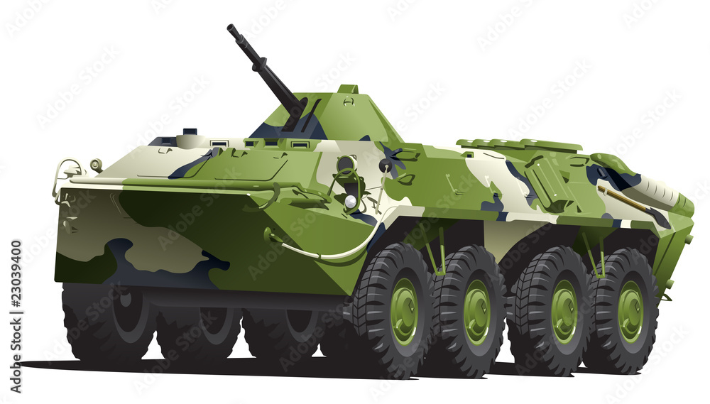 Fototapeta premium armored troop-carrier.
