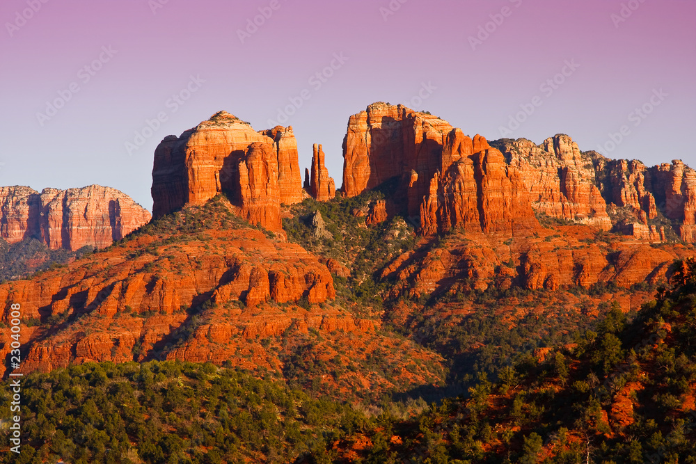 Ταπετσαρία Sunset on Cathedral Rock near Sedona, Arizona.