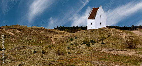 Foto L'église ensablée au Danemark - Den Tilsandede kirke