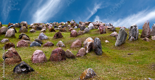 Fotografija Lindholm Høje - Nécropole viking au Danemark