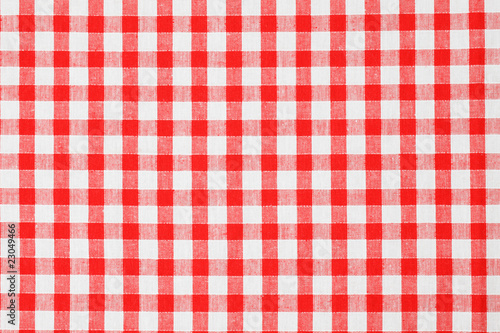 checkered tablecloth