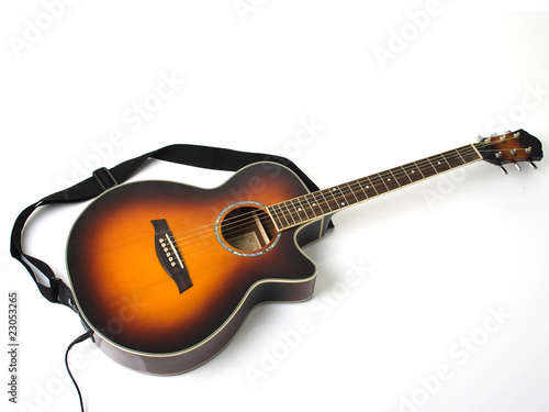 Acoustic and electric guitar