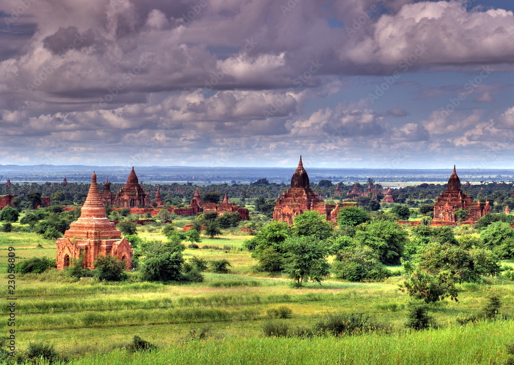 Myanmar, Bagan - Aerial view nb. 12