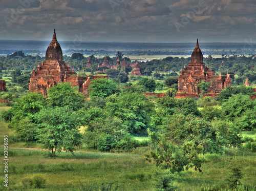 Myanmar  Bagan - Aerial view nb. 14