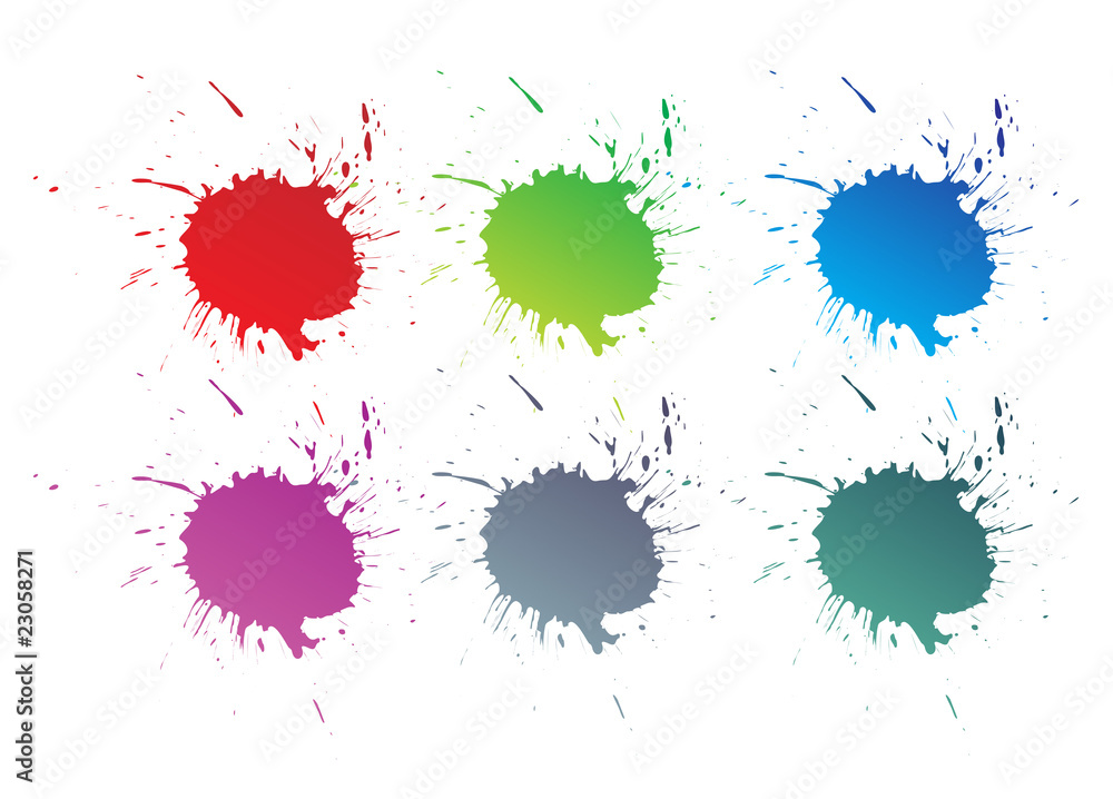 color paint splashes color paint splashes