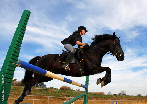 saut d'obstacle photo