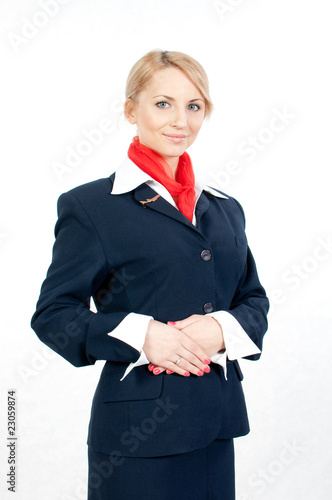 pretty stewardess