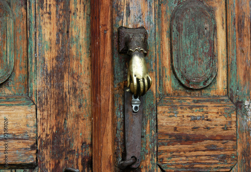 Photography Detail of old door in San Cristobal