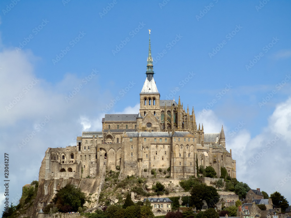 Le Mont St. Michel in der Normandie