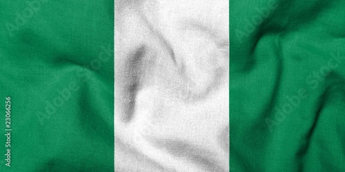Photography 3D Flag of Nigeria