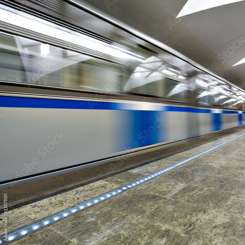 Move train on underground station