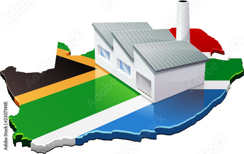 Usine en Afrique du Sud (détouré)