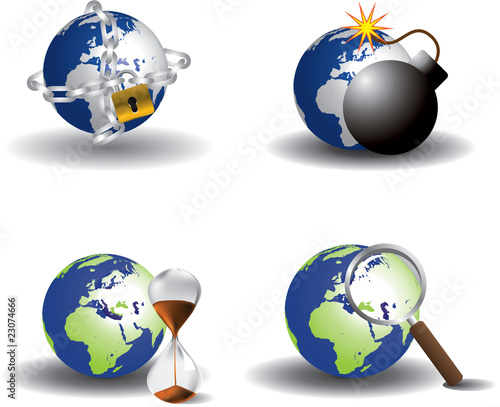 Save Earth icons