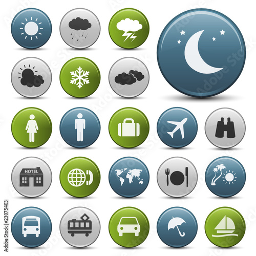 Icon Set 2 - Travel and Weather