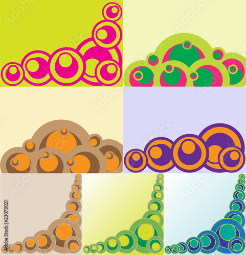 Set of Retro Wallpapers